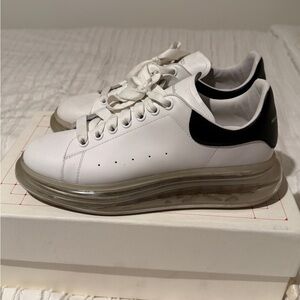 Alexander McQueen White and Black Men's Sneakers